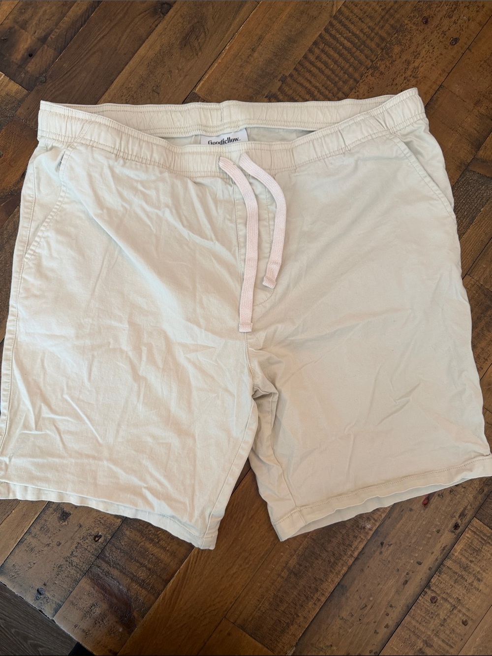 Goodfellow & Co Light Pink Drawstring Cargo Shorts